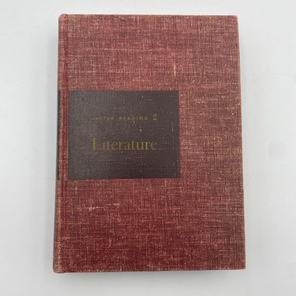 Vintage 1948 Better Reading 2 Literature HC Scott Foresman US Naval Academy